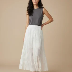 jupe fluide plissée