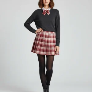 Jupe Plissée écossaise JK élégante