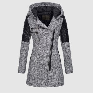 Adrienne | Veste matelassée zippée avec capuche pour femmes – Style chic et décontracté