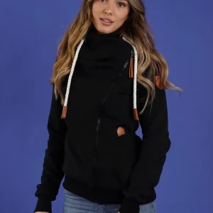 CHANDAIL HESTIA À COL BÉNITIER ZIPPÉ-WANAKOME