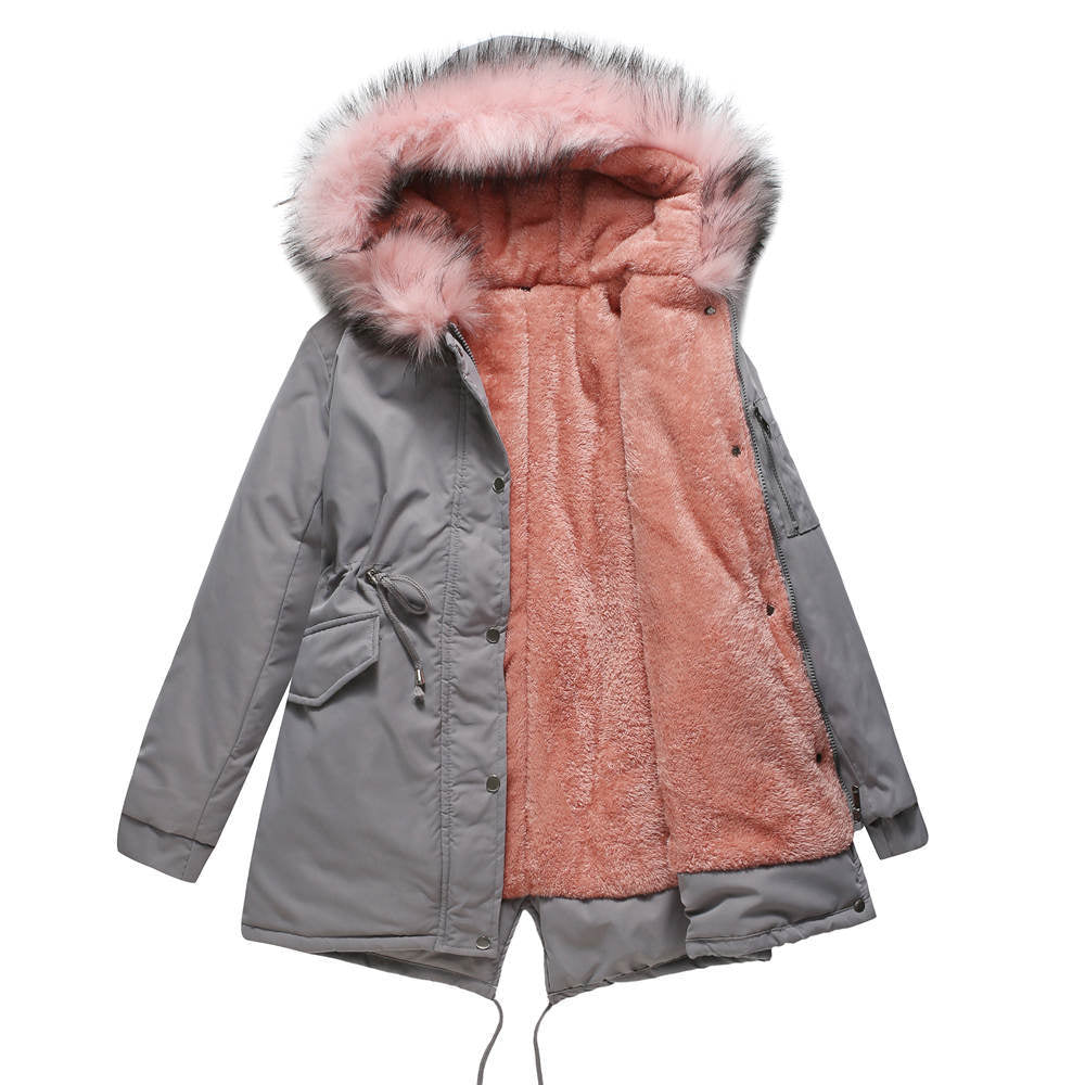 Gardana | Parka Mi-Longue Doublée en Polaire avec Capuche en Fourrure pour Femme – Image 4