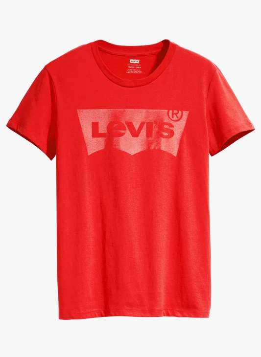 LEVIS F-T-SHIRT PARFAIT À LOGO ROUGE
