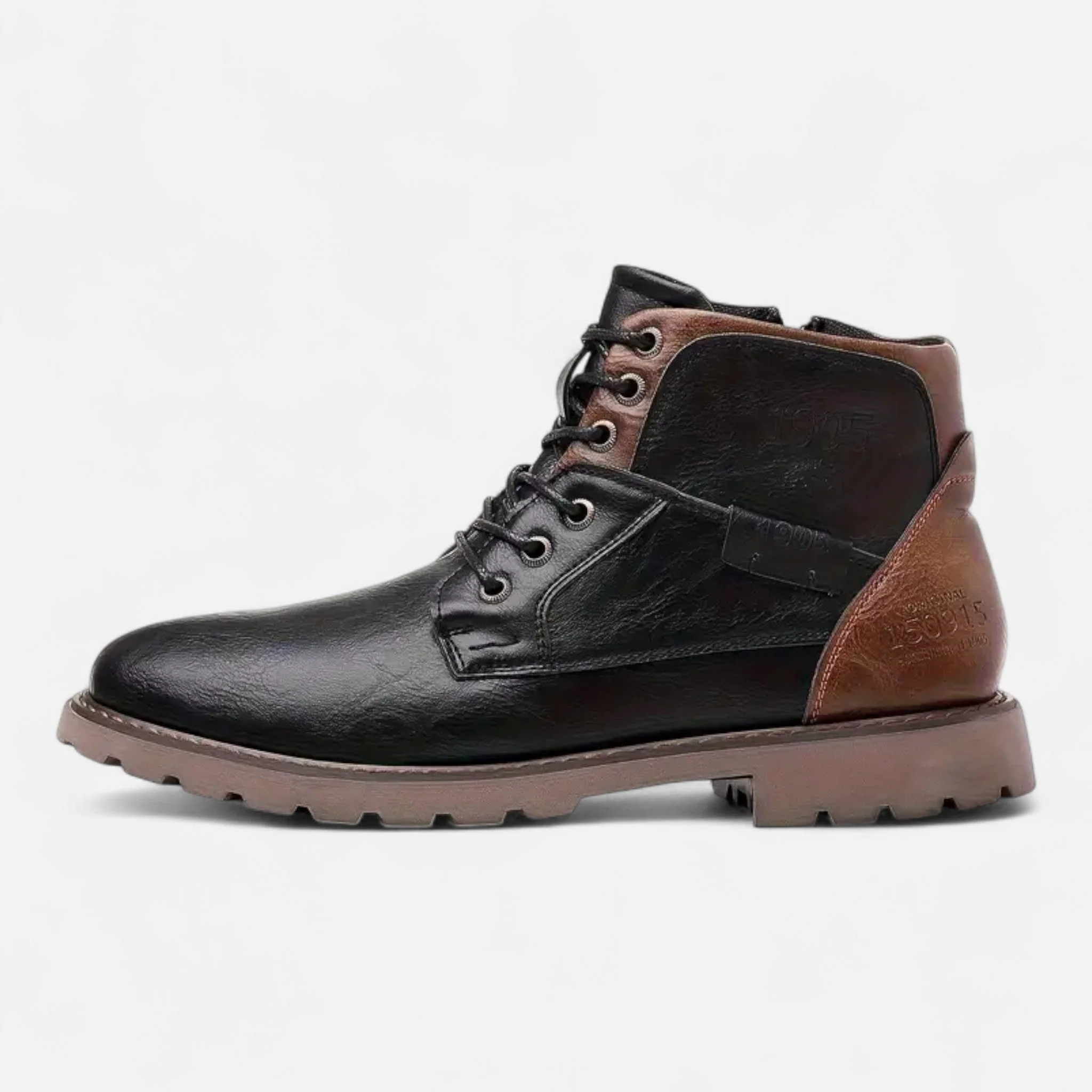 Bennet | Bottines Homme Vintage en Cuir Look Classique à Lacets – Image 6