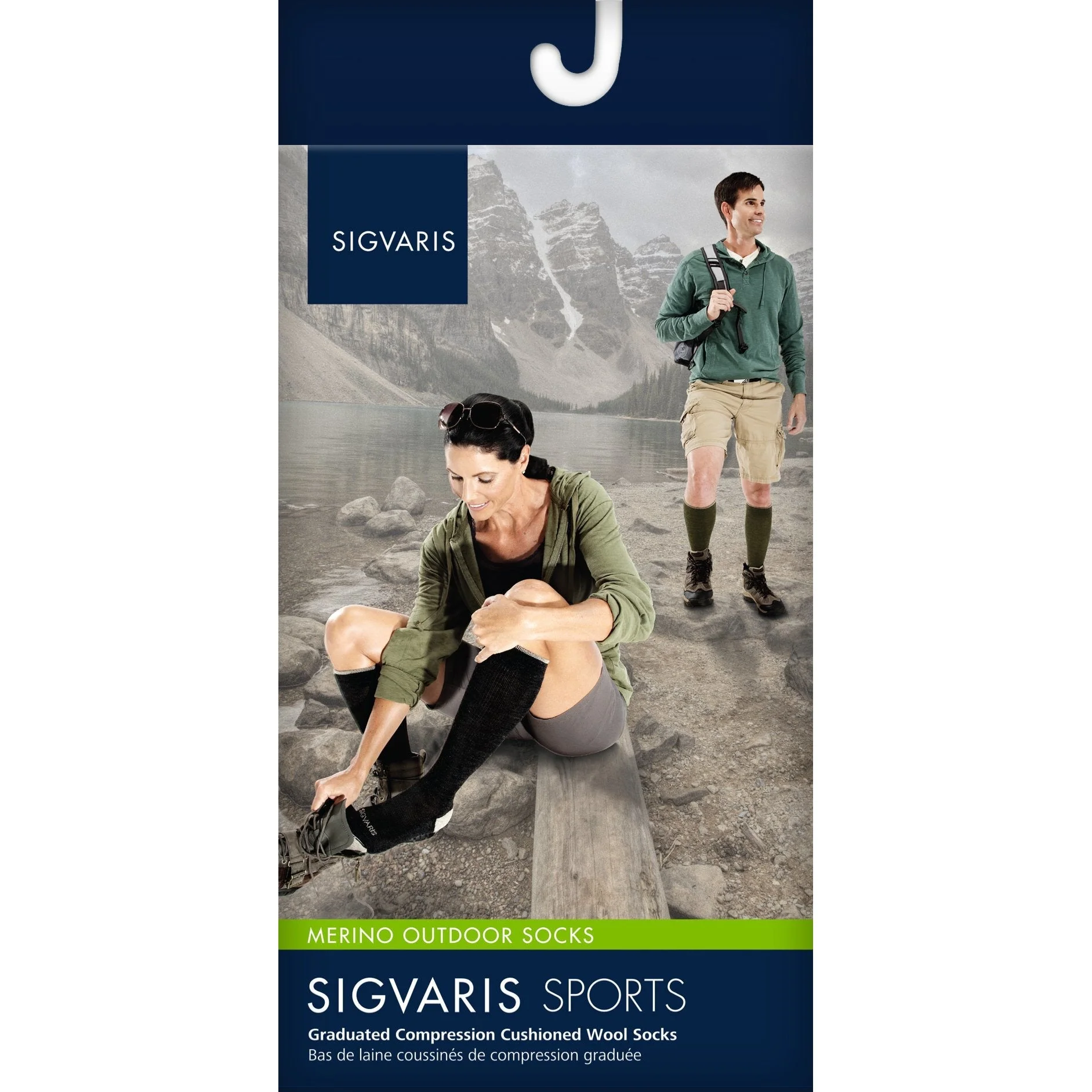 Sigvaris Merino Outdoor Socks Knee High 15-20 mmHg – Image 3
