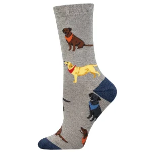 CHAUSSETTES EN BAMBOU LOVING LABRADORS-FEMME-SOCKSMITH