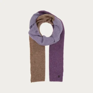 FOULARD À RAYURES CARRÉES ÉDITION DURABLE-FEMME-FRAAS