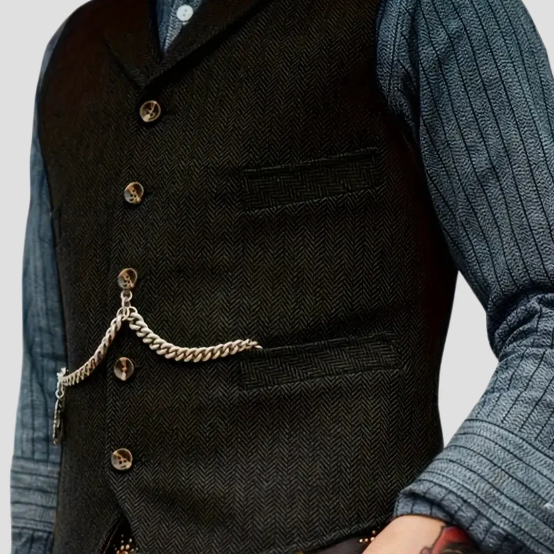 Gilet Homme en Laine | Look Élégant et Moderne – Image 3