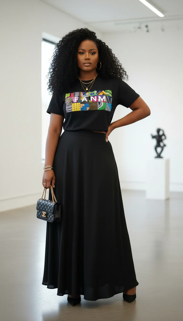 Le crop-top MOUN ou FANM en wax – Image 2