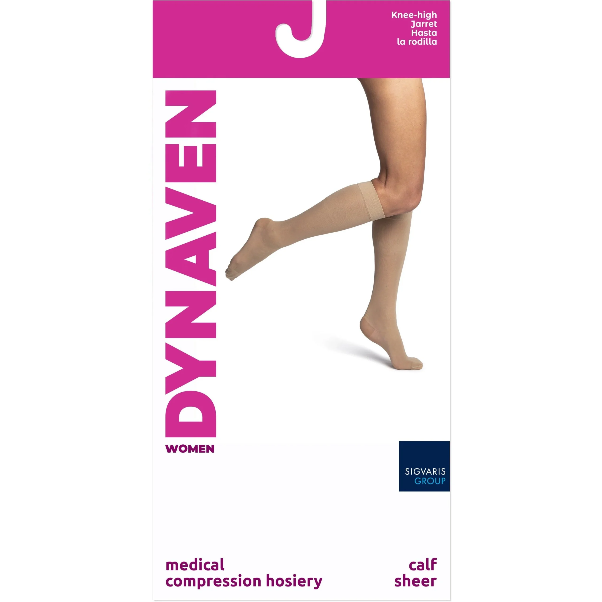 Dynaven Sheer Women's Knee High 15-20 mmHg – Image 3