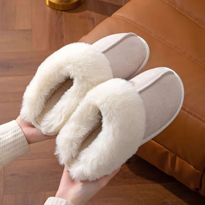 Jacinthe | Mules en Peluche pour Femme avec Fourrure Douce – Image 3