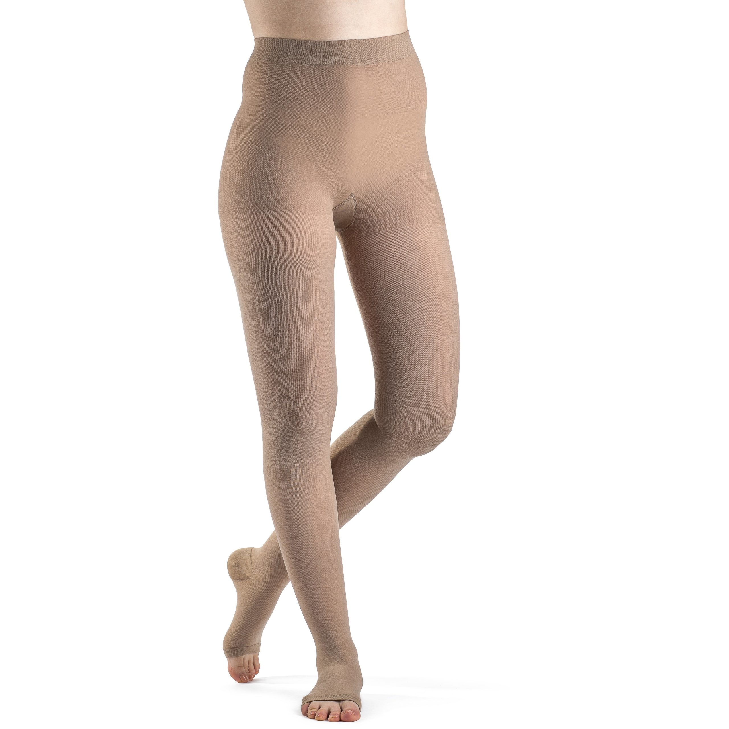 Dynaven Opaque Pantyhose 30-40 mmHg, Open Toe