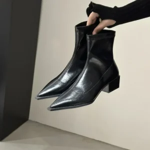 Bottines Femme à Bout Pointu | Élégance et Confort au Quotidien