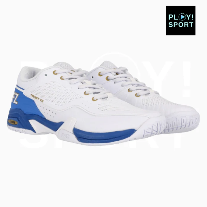 FZ FORZA Trust V3 WHITE Men CHAUSSURES BADMINTON – Image 3