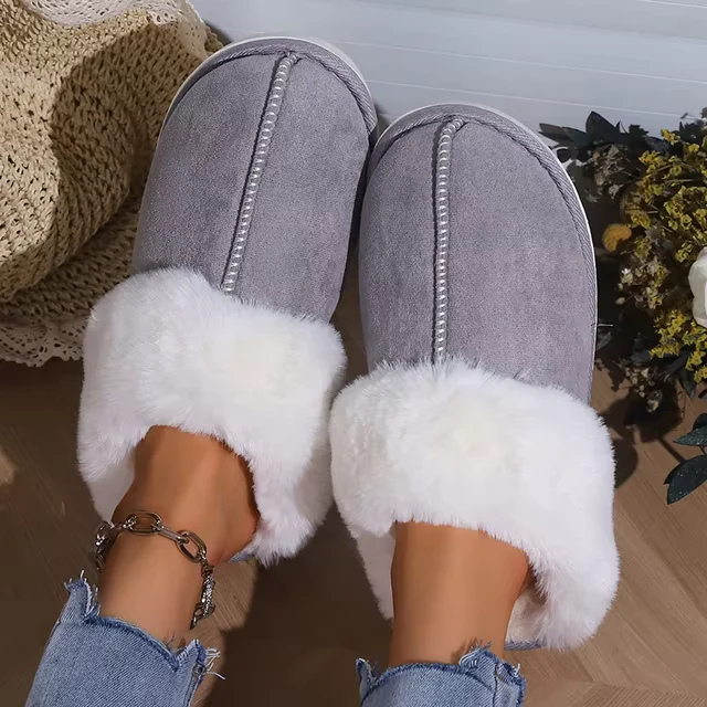 Jacinthe | Mules en Peluche pour Femme avec Fourrure Douce – Image 5