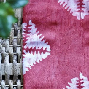 Le TOTE-BAG SANOUYÉ COTON ROUGE TIE AND DYE