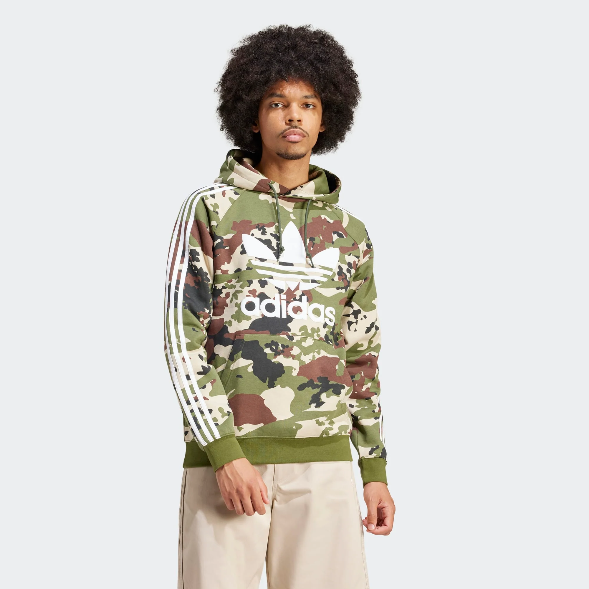 ADIDAS-H-CHANDAIL À CAPUCHE CAMO TRÈFLE – Image 2