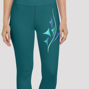 Legging de Yoga court Tsingy Green