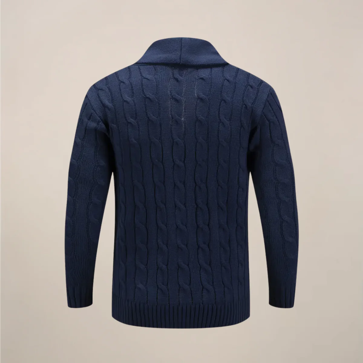 Adam | Cardigan Homme Col Châle | Pull Tricot Épais pour Style Smart Casual et Hiver – Image 3
