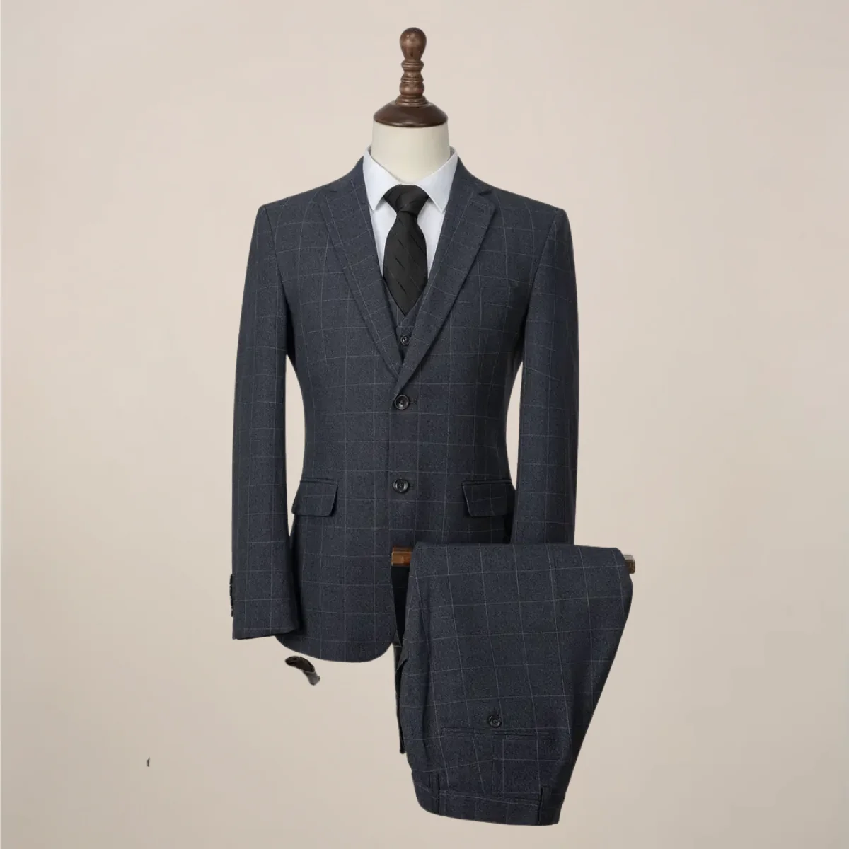 Aaron | Costume Homme Trois Pièces Slim Fit | Ensemble Forme Élégante pour Mariages et Soirées – Image 4