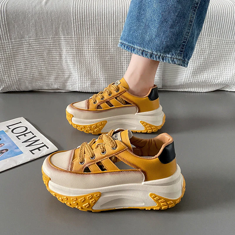 Rella | Baskets orthopédiques pour femmes avec semelle épaisse – Image 3