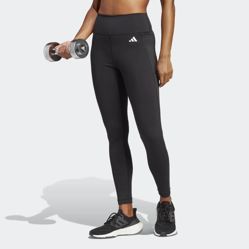 ADIDAS-F-TRAIN ESSENTIALS HIGH-INTENSITY 7/8 LEGGINGS – Image 2