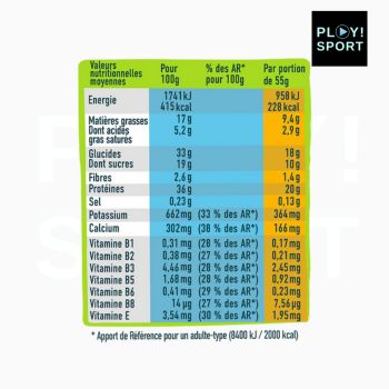 Barre énergétique Protéinée ANDROS CHOCOLAT CACAHUETE – Image 3