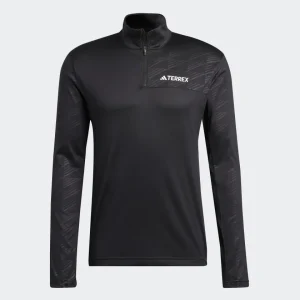 ADIDAS-H-HAUT À MANCHES LONGUES TERREX MULTI DEMI-ZIP
