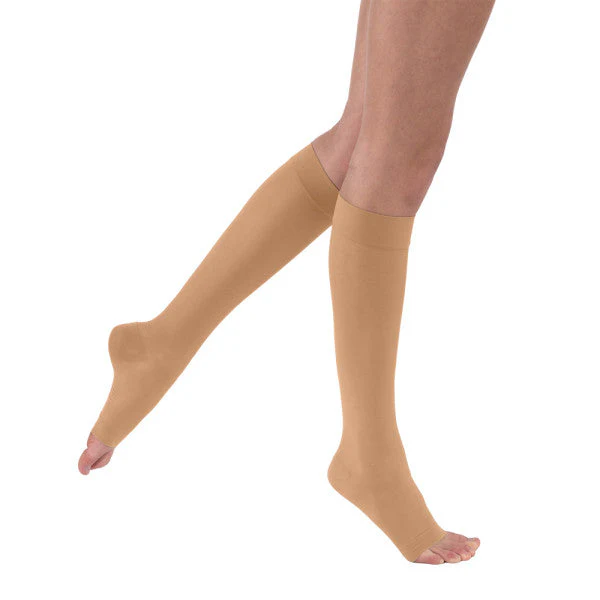 JOBST® UltraSheer Women's Knee High 15-20 mmHg, Open Toe – Image 2