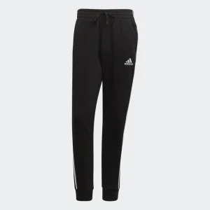 ADIDAS-H-PANTALON ESSENTIALS FLEECE TAPERED CUFF 3-STRIPES