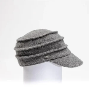 CANADIAN HAT-CARIANA-CASQUETTE EN LAINE PLISSÉE