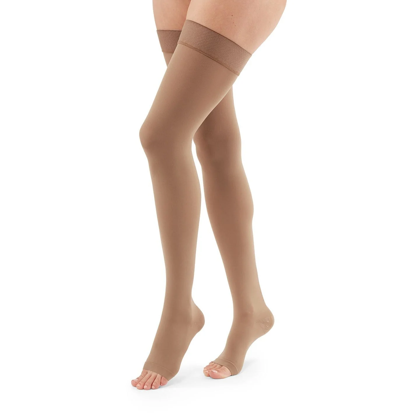 Duomed Advantage Thigh High 15-20 mmHg, Open Toe – Image 2