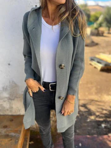 Cardigan mi-long pour femme – Image 2