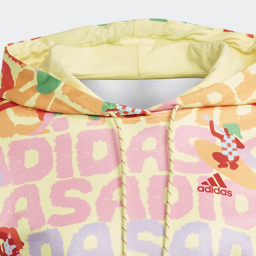 ADIDAS-F-SWEATSHIRT À CAPUCHE FARM RIO 3-STRIPES – Image 5