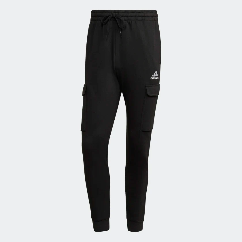ADIDAS-H-PANTALON CARGO FUSELÉ EN MOLLETON ESSENTIALS – Image 4