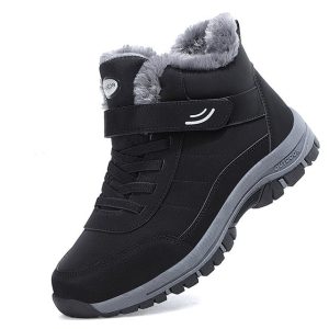 Boots Homme Hiver Matelassées avec Semelle Crantée – Chaudes, Robustes & Polyvalentes