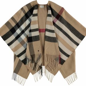 FRAAS-F-RUANA À CARREAUX