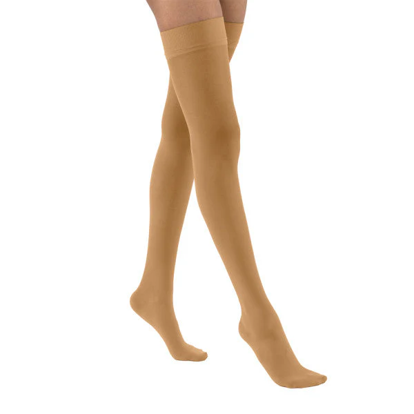 JOBST® UltraSheer Women's Thigh High 15-20 mmHg w/ Silicone Dot Top Band – Image 3