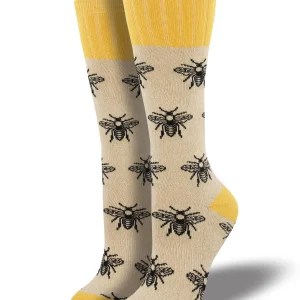 SOCKSMITH-F-CHAUSSETTES OUTLANDS BEE-AVOINE