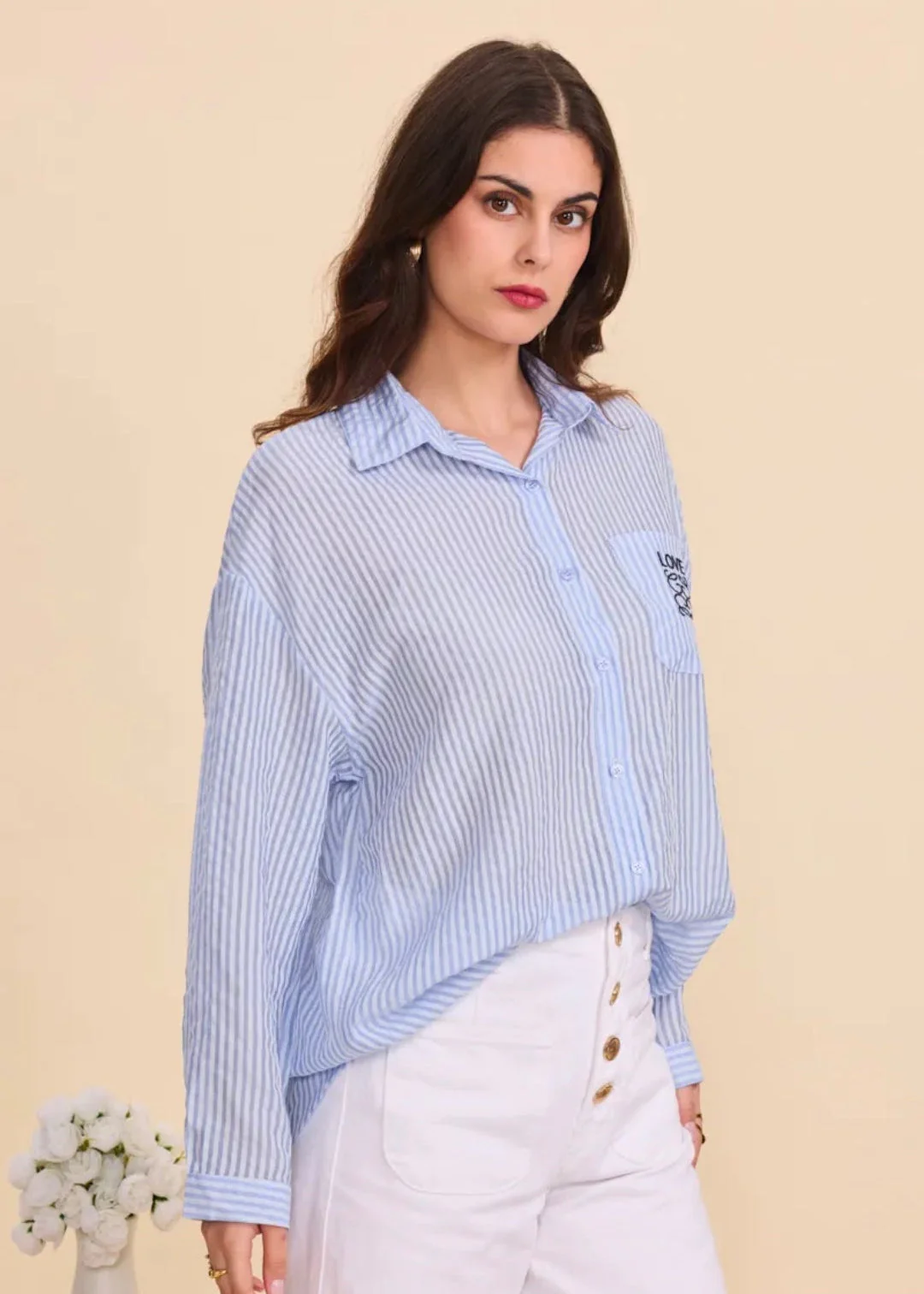 Chemise légère à Rayure – Image 3