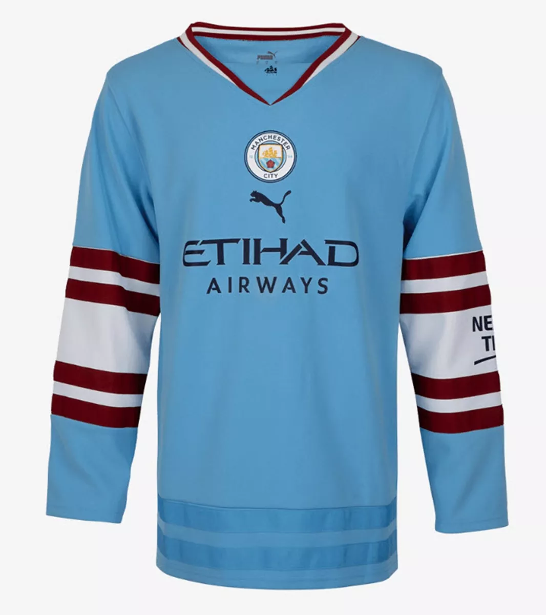 PUMA-H-MAILLOT D'HIVER MANCHESTER CITY MFCF SURDIMENSIONNÉ