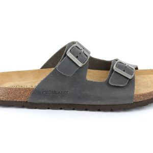 GRÜNLAND-H-SANDALES À DOUBLE BANDE AVEC BOUCLES NON MÉTALLIQUES