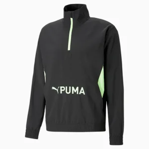 PUMA-H-GILET D'ENTRAÎNEMENT TRAIN FIT HERITAGE TISSÉ AVEC 1/2 ZIP