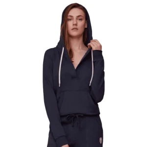 WANAKOME-F-TRISTA SWEAT À CAPUCHE FENDU SUR LE DEVANT