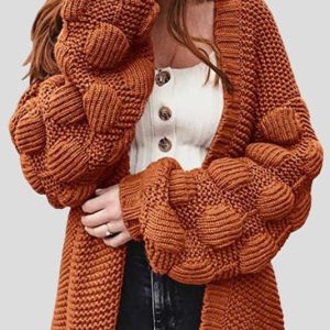 Giselle | Long Cardigan en Maille Chunky pour Femme